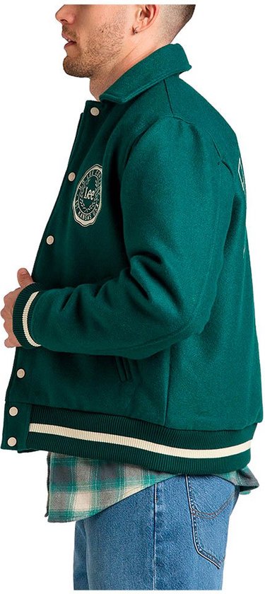 Veste LEE Varsity pour homme / Esmeralda - L