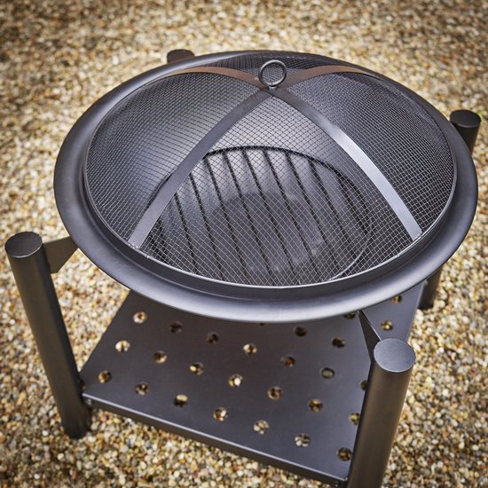 Gardebruk Firebowl - Ø55cm Stake Spark Grid Lid - Black