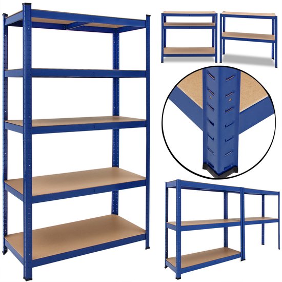 Rack de stockage en métal jusqu'à 875kg bleu