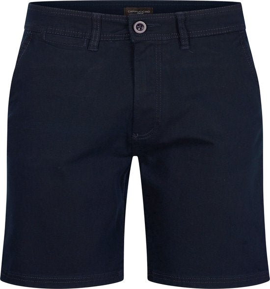 Cappuccino Italia - M - Short Chino - Hommes - Bleu marine