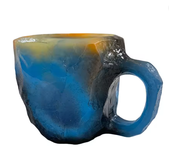Tasse effet cristal - Mug élégant - Bleu