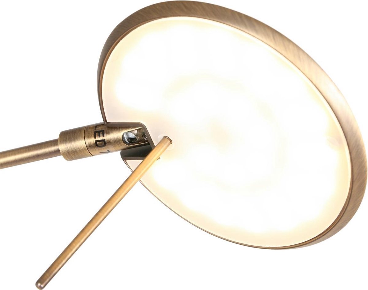 Steinhauer Zodiac LED - Lampe à poser Classic - Bronze - H:60cm - Ø:15cm - Universel - Pour l'intérieur - Métal - Lampes à poser - Lampe de bureau - Lampes de bureau - Chambre à coucher - Salon - Salle à manger
