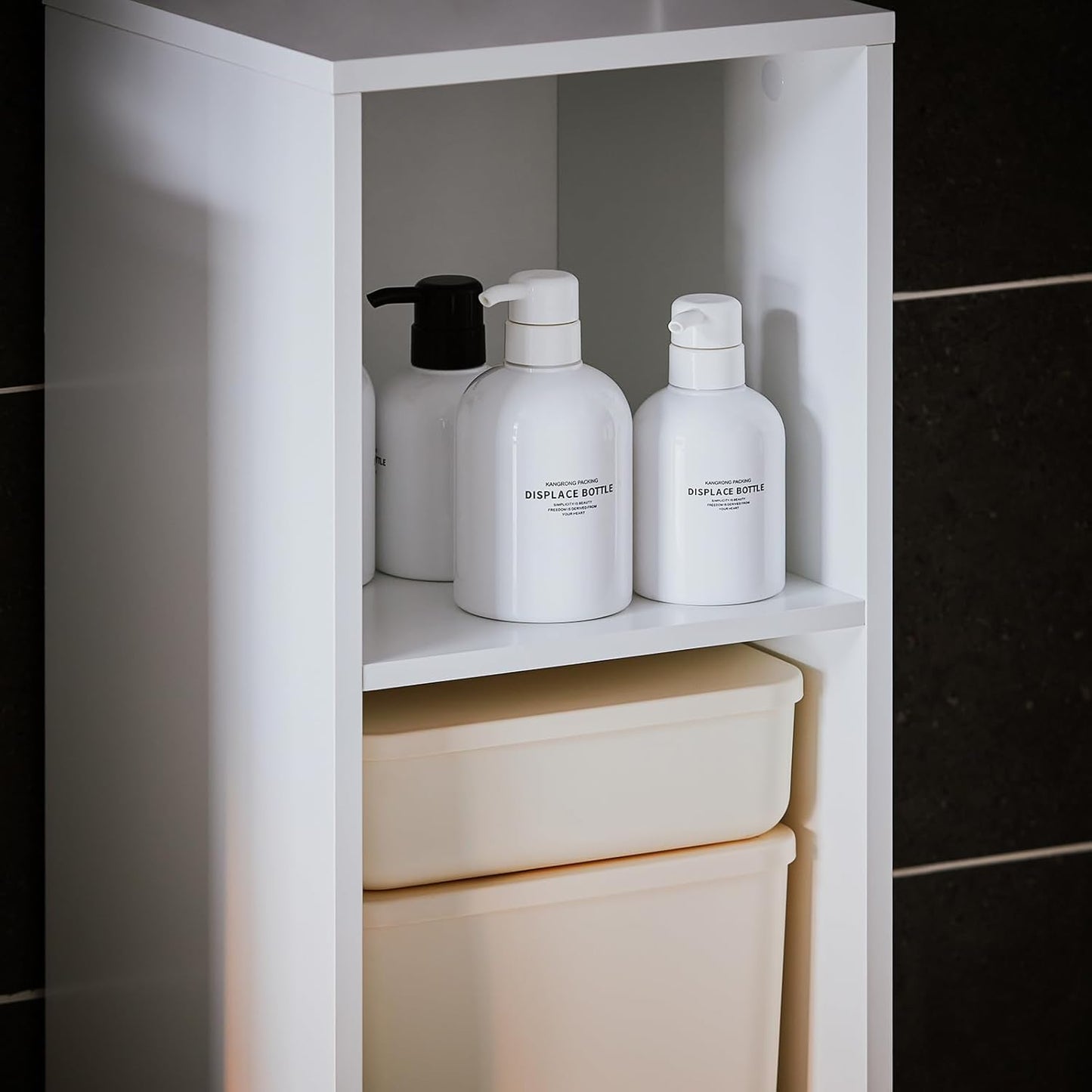 SoBuy Armoire - BZR158-W - MDF - Max. 21kg. - 30x30x170cm - Blanc