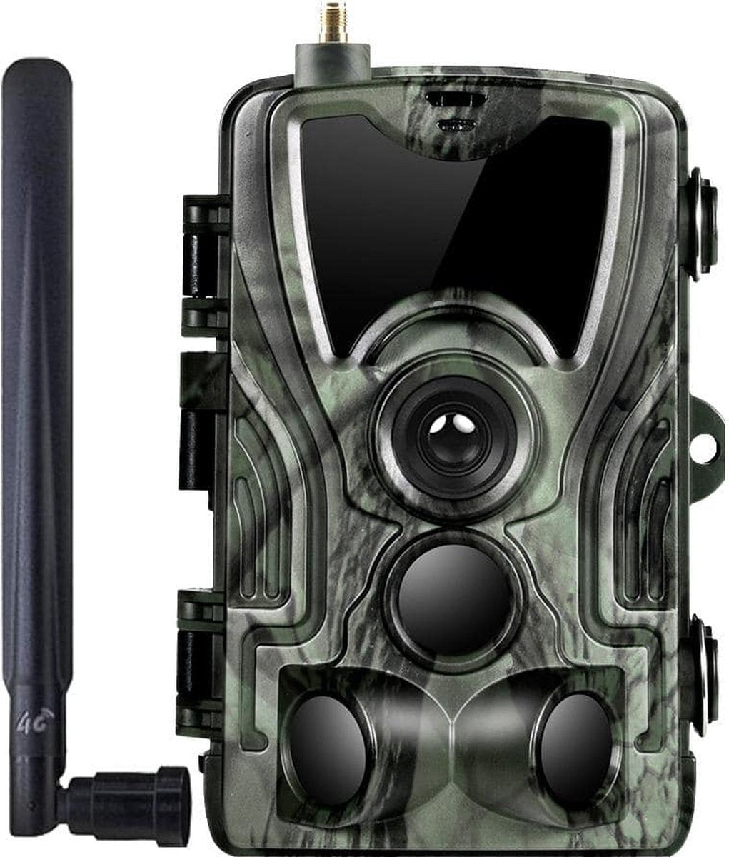 Camera Denver, Pour animaux sauvages, avec vision nocturne, Images en direct via 4G (APP), Capteur CMOS, 30MP, Étanche, Gris
