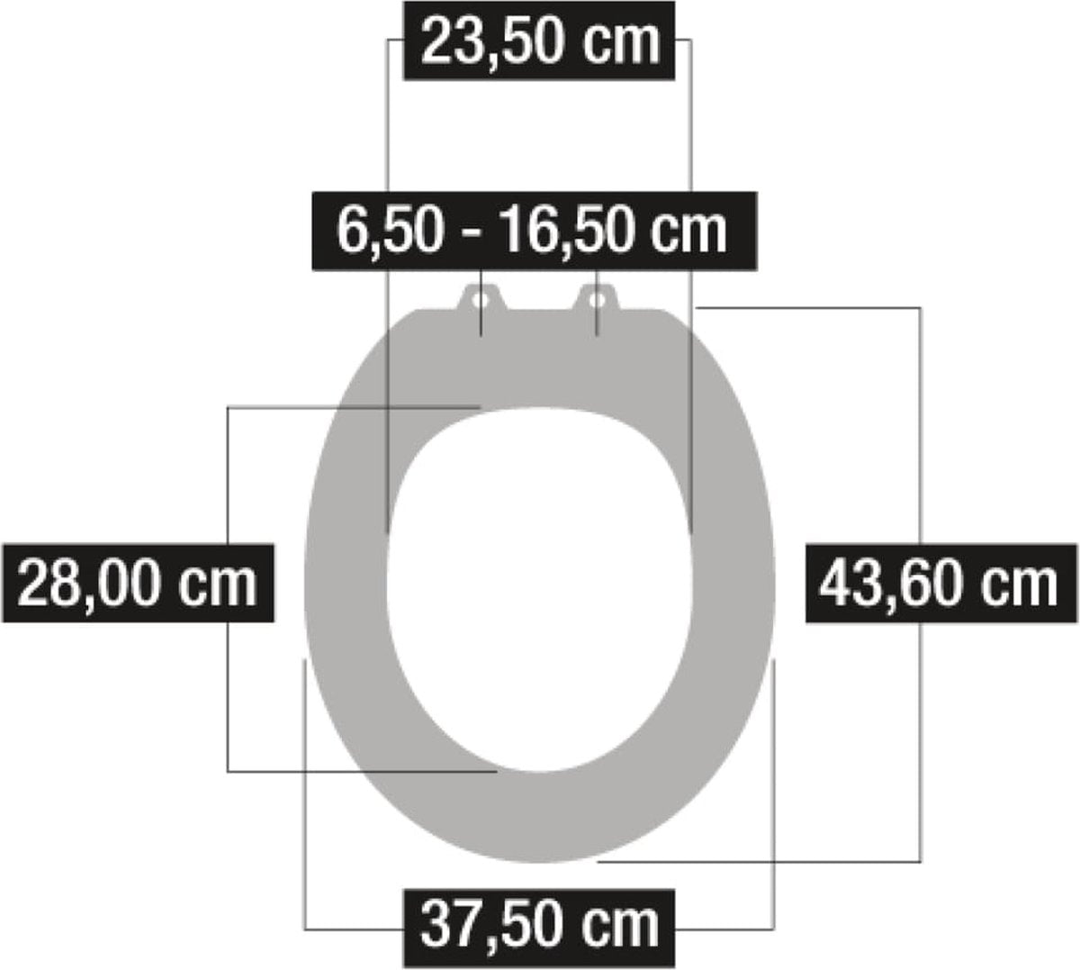Cornat - Premium - 3 Abattant WC - Duroplast - Blanc