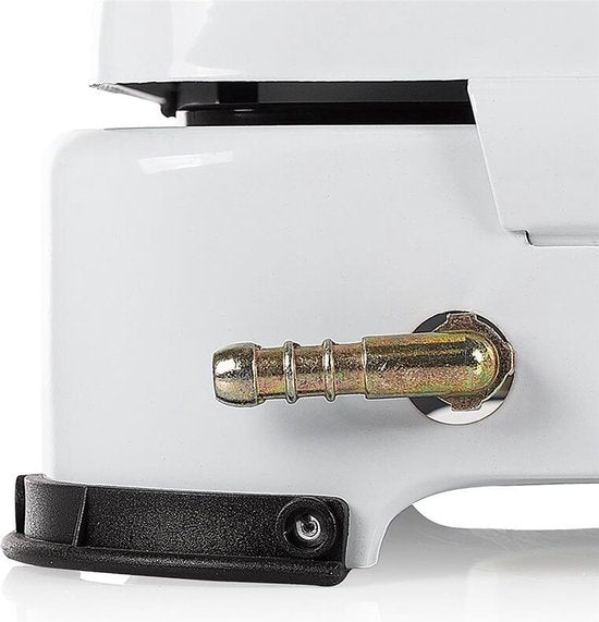 Réchaud de camping Campart KO-6383 - Réchauds de camping à 3 feux – Réchaud à gaz avec brûleur en acier inoxydable - Blanc