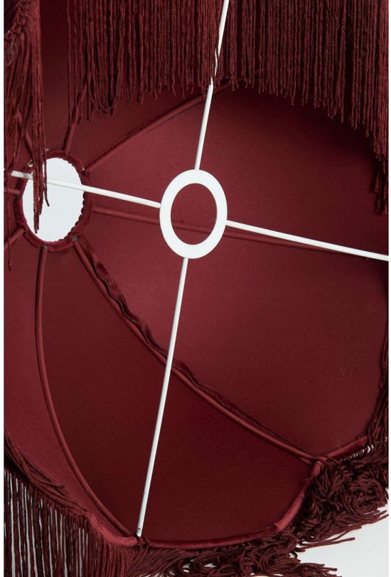 Light & Living Abat-jour Malacia - Rouge foncé - Ø 35 cm - Moderne