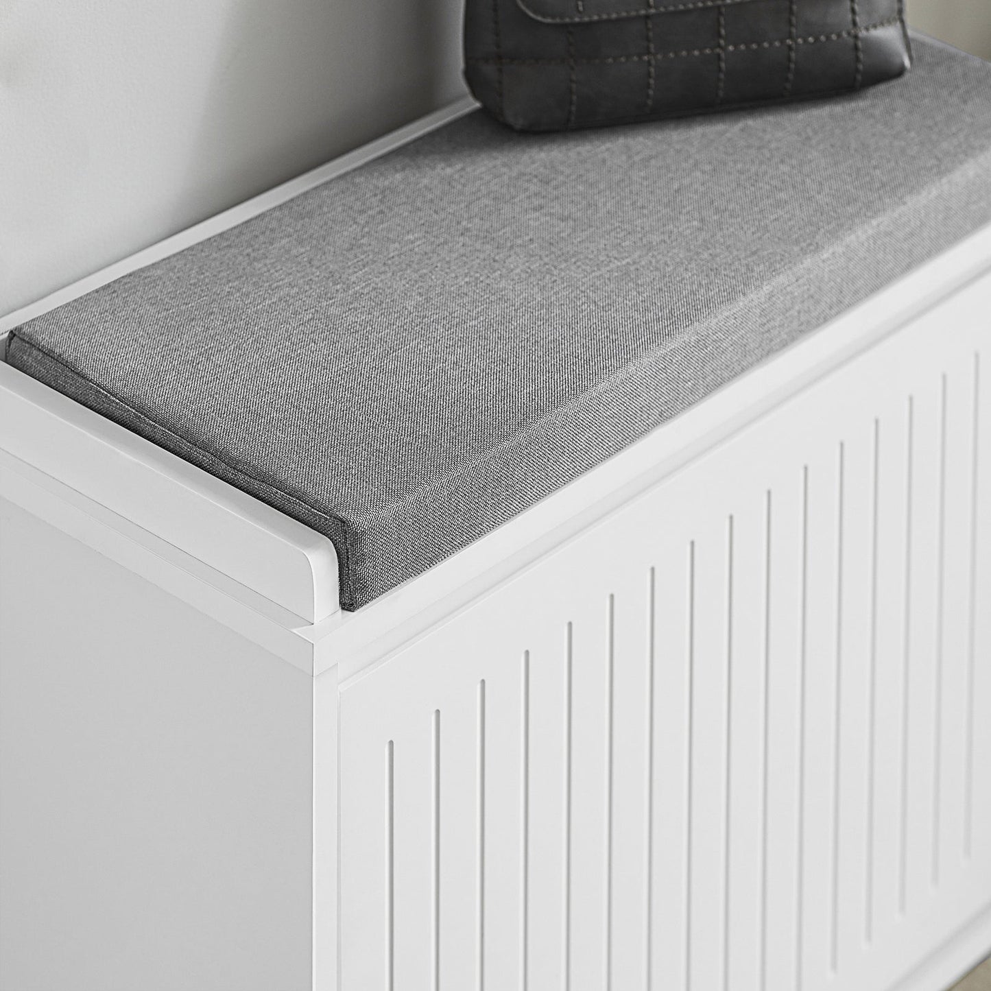 Meuble à chaussures - SoBuy - Avec 1 tiroir - Max. 150 kg - 60 x 26 x 46 cm - Blanc/ Gris