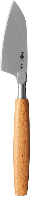 Boska Cheese Knife Set Amigo - Couteaux à fromage - Lot de 3 - Pour tout type de fromage - anti-adhésif - Ergonomique - Acier inoxydable et bois de hêtre