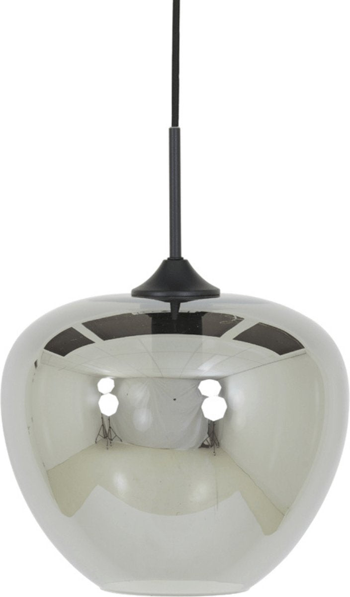 Light & Living Lampe pendante Mayson - Noir - Ø30cm - Moderne - Lampes pendantes Salle à manger, Chambre à coucher, Salon
