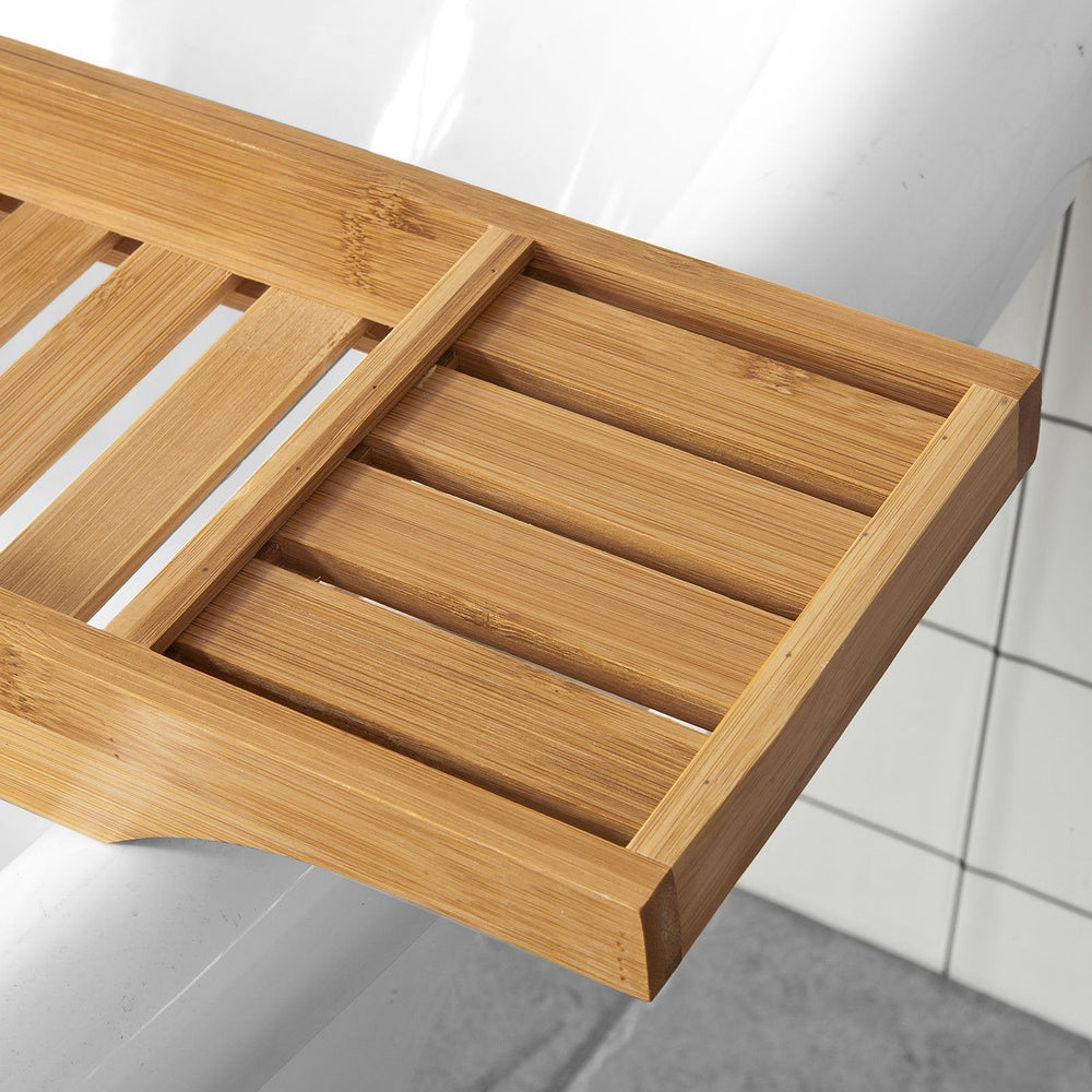 SoBuy FRG212-N 80cm Long - Planche de bain - Bambou