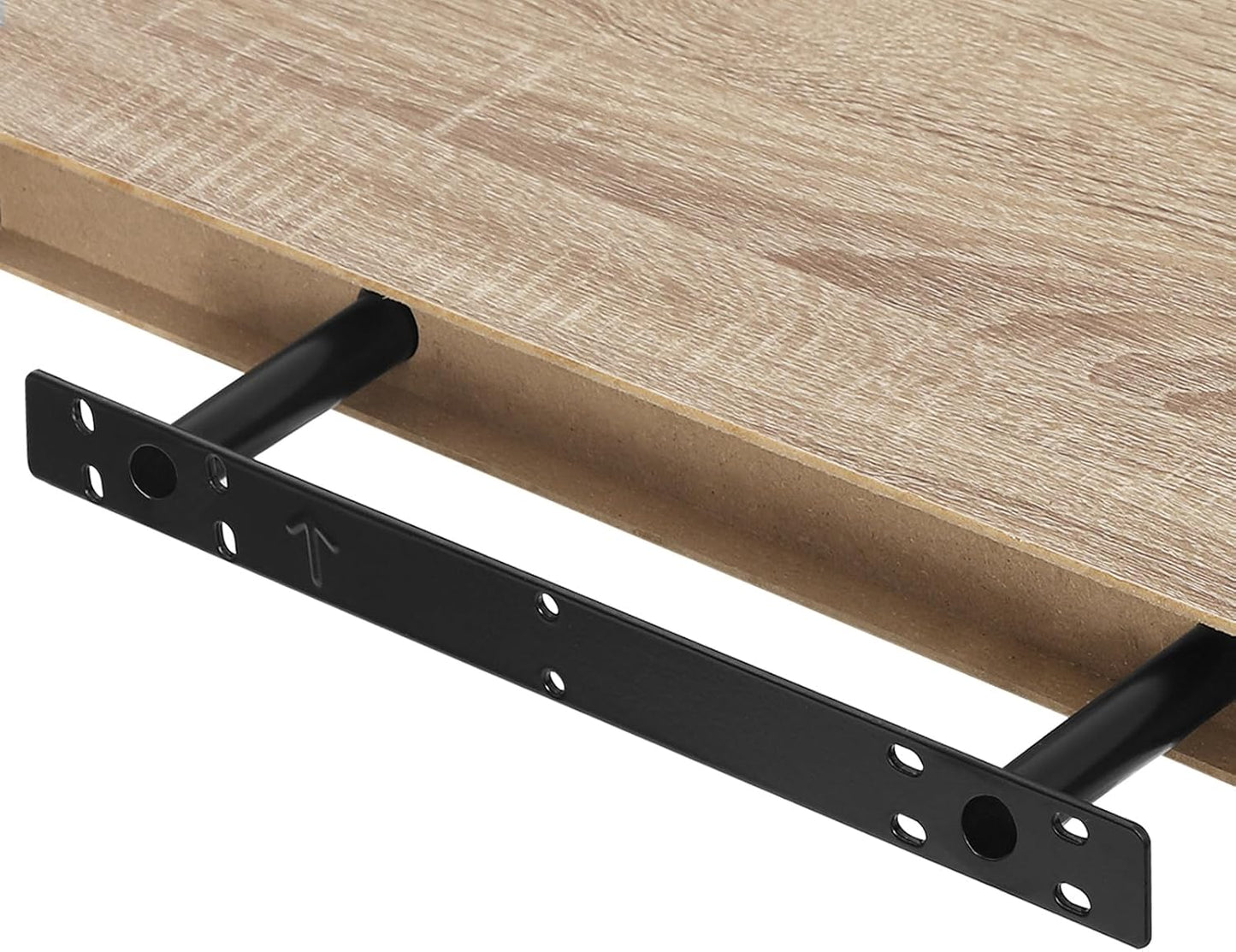 Eugad Wall Shelf 40 x 22.9 x 3.8 cm Oak - Etagère flottante en bois Retro Design