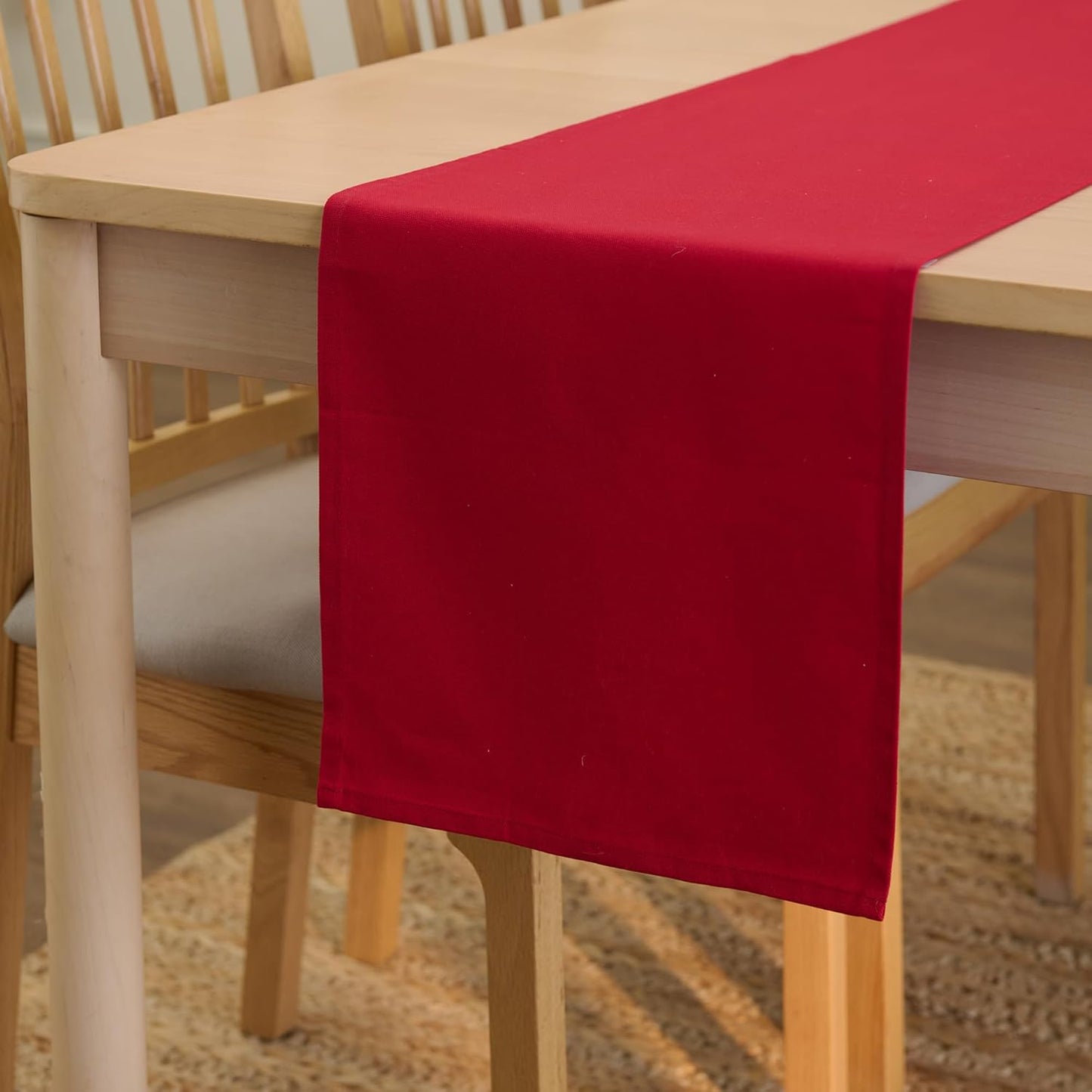 Dekor Nappe de Noël Rouge - 45 x 140 cm - Imprimé Noël