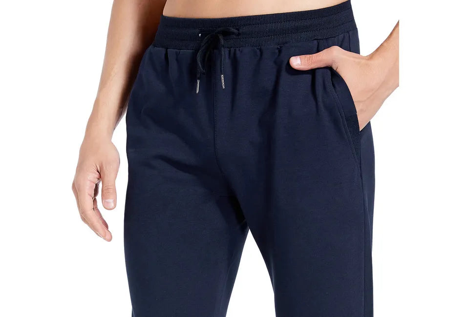 Pantalon de jogging ultra-doux Milanoro - Mélange de coton - Taille élastiquée - 2 poches - Taille L -