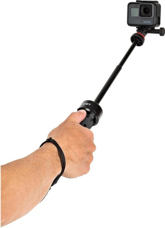 JOBY GripTight PRO TelePod – Trépied pour smartphones et GoPro – Hauteur de travail : 20,8 - 63,5 cm – Noir