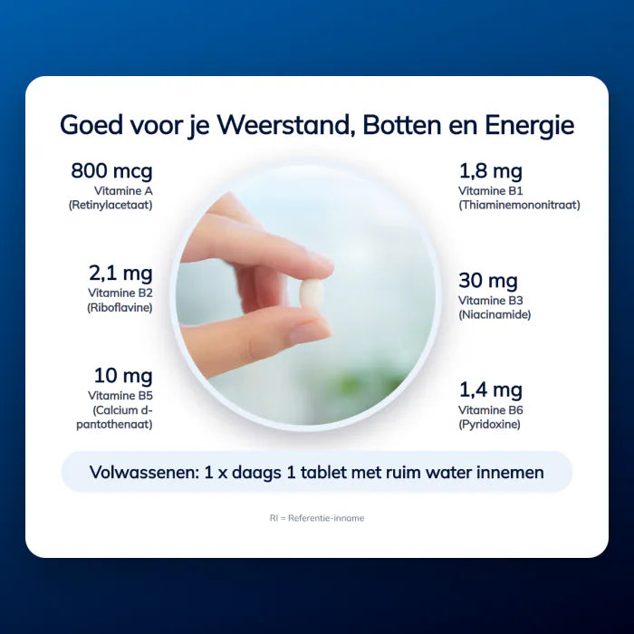 Lucovitaal Multivitamine pour femmes – Multivitamine hautement dosée contenant des vitamines et des minéraux