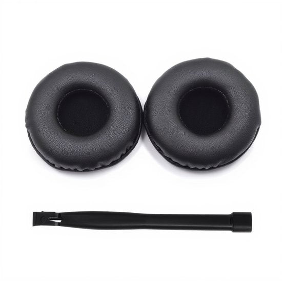 Lot de coussinets pour casque AKG - Coussinets sans fil N60NC - Simili cuir avec mousse à mémoire de forme - Noir