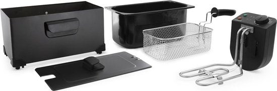 Tomado TDF3001B - Friteuse - Capacité 3 litres - 2200 watts - Zone froide - Noir