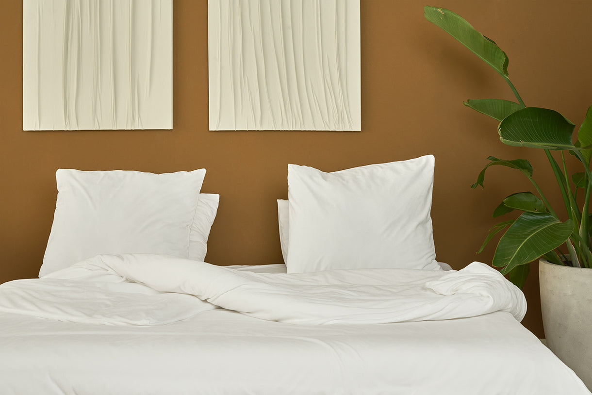 SJUMO Silky Smooth - Fresh White - Enveloppe de couette - 220 x 200cm