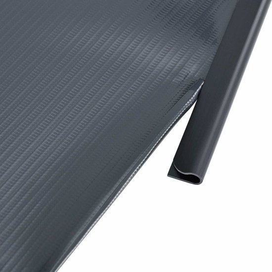 Bandes de séparation en PVC - 2 pièces - 35 mètres - Anthracite - Clips de fixation inclus
