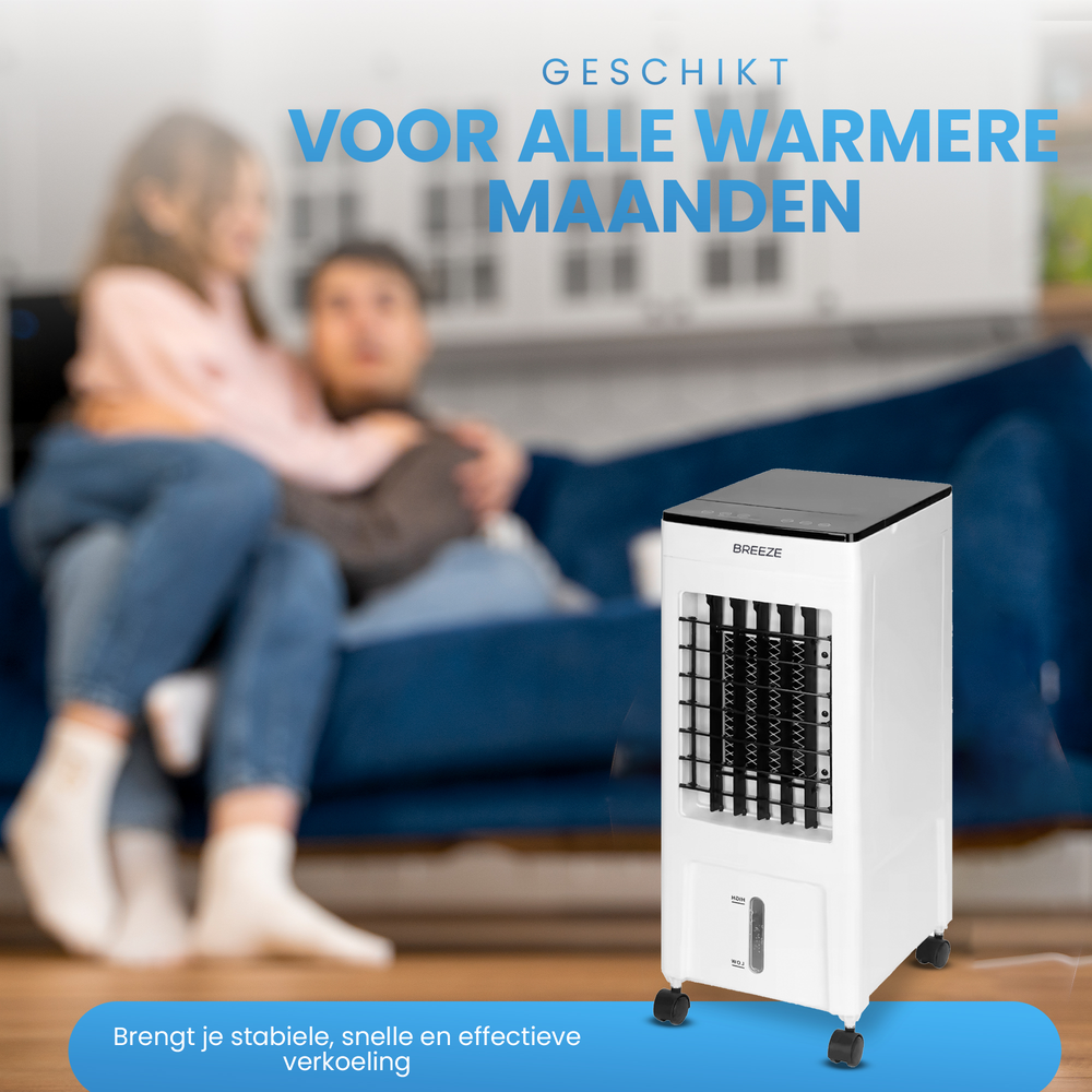 Climatiseur mobile Breeze 2.0 - 10 000 BTU - 35 x 30 x 68 cm - Blanc