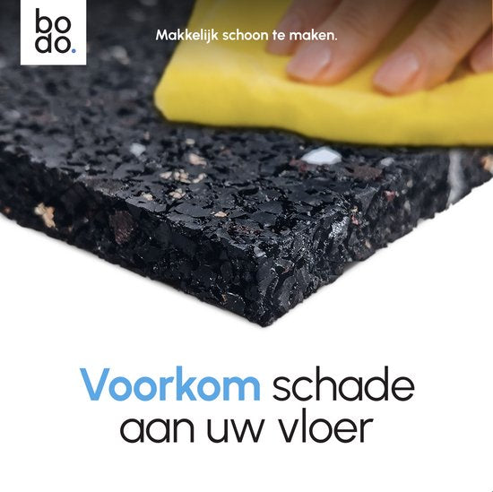 Bodo® 2 x tapis anti-vibrations pour lave-linge et sèche-linge - 60x60x0,8cm