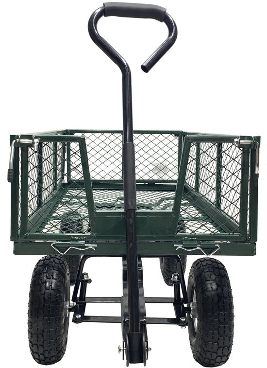 Wagon à pneus gonflables - chariot de jardin - chariot de jardin - chariot - capacité de charge 350 kg
