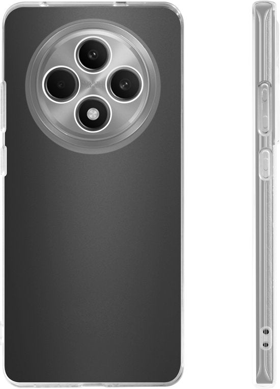 BeHello Oppo Reno12 F Case - Étui en gel mince - Étui souple en plastique pour Oppo Reno12 F - Transparent