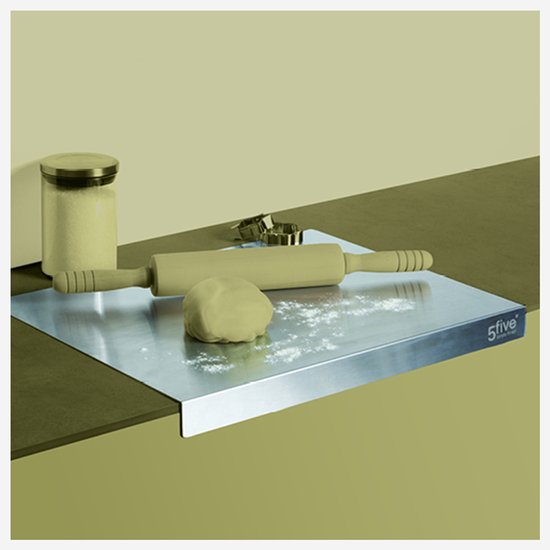 Plaque de cuisson en acier 5five Simply Smart avec rebord, 50 x 40 cm