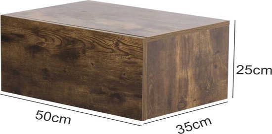 VDD Table de chevet suspendue - 50 cm de large