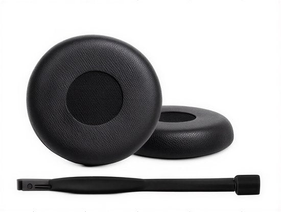 Lot de coussinets pour casque Jabra - Coussinets Evolve 20 - Evolve 20/20se/30/30II/40/65 - Simili cuir avec mousse à mémoire de forme