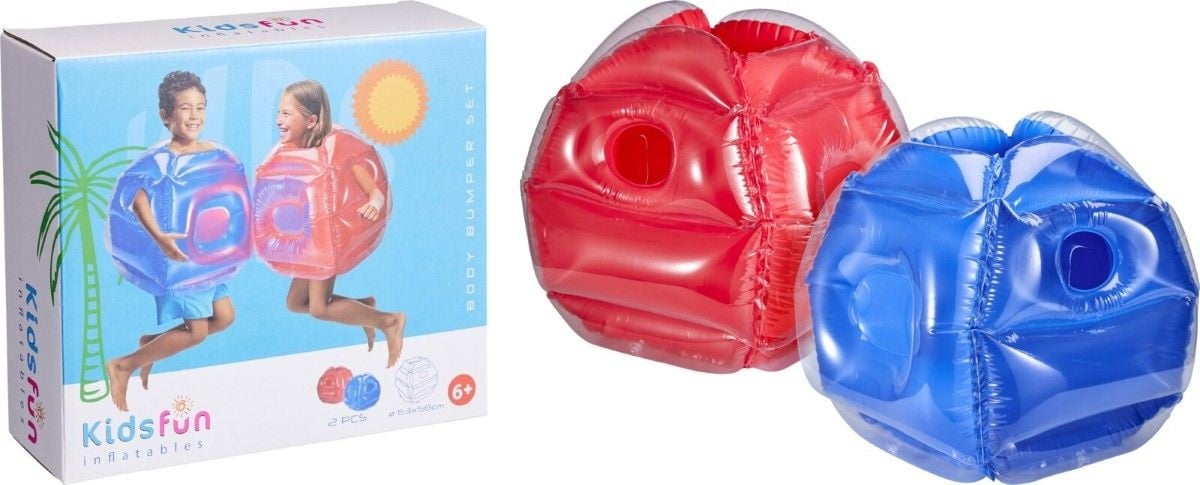 Koning Bamboe - Pare-chocs gonflables pour le corps - Lot de 2 - 63 x 63 x 58 cm