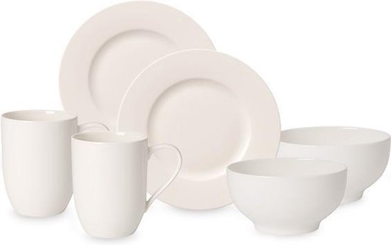 Assiette à petit-déjeuner Villeroy & Boch For Me 23 cm - Porcelaine/blanc