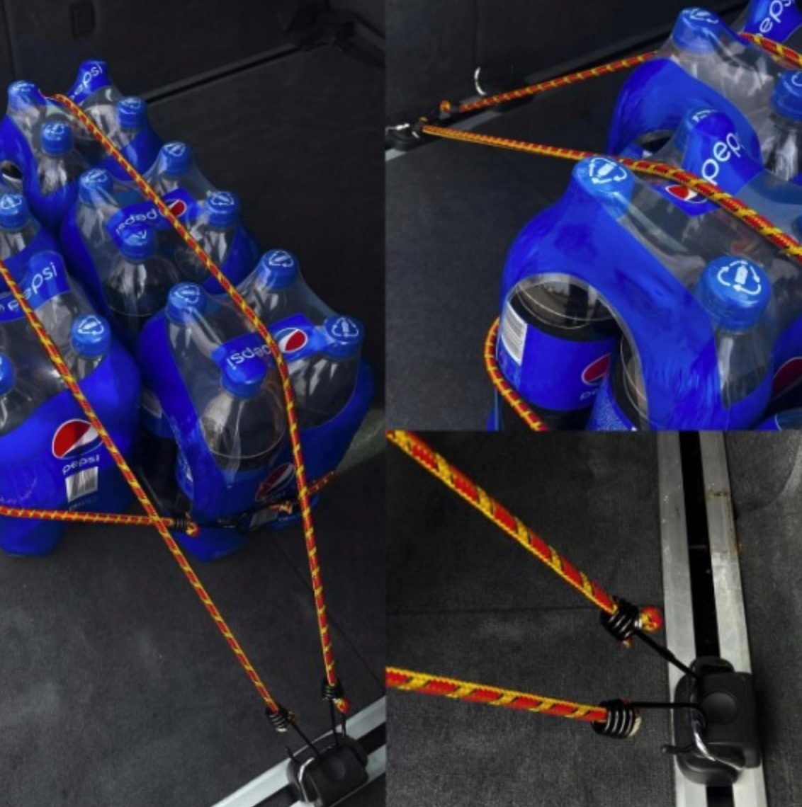 Cordes à bagages Heroism avec crochets - 10 pièces - 45 cm - Certifiées TÜV/GS - Solides et élastiques