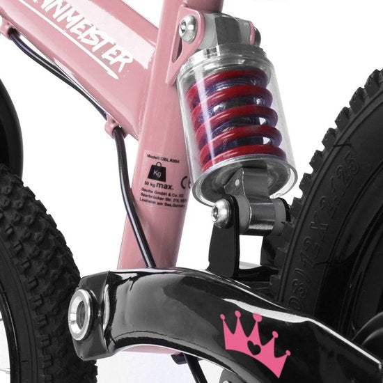 Rennmeister Balance Bike - Hauteur réglable - 3-5 ans Rose