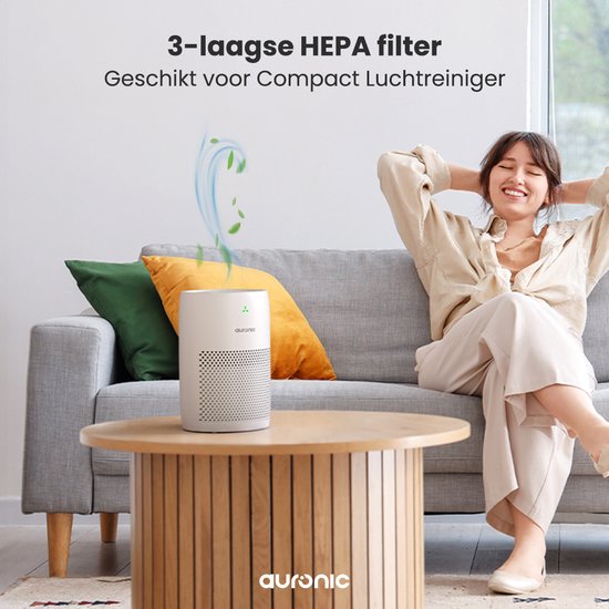 Auronic HEPA13 Filter Compact - Filtre à charbon - Convient à AU1003282