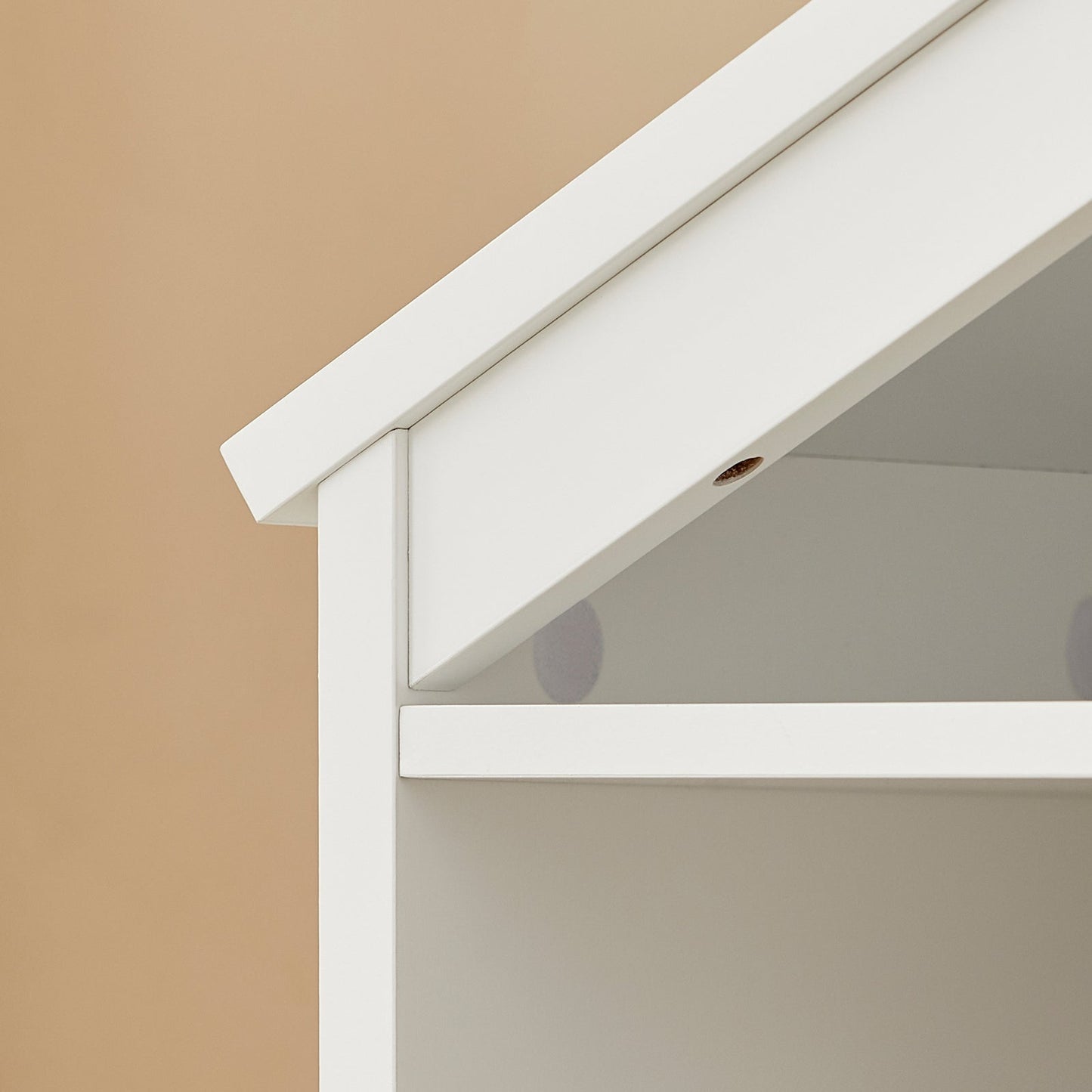 SoBuy Bibliothèque pour enfants - Max. 25 kg - 91 x 30 x 114 cm - Blanc