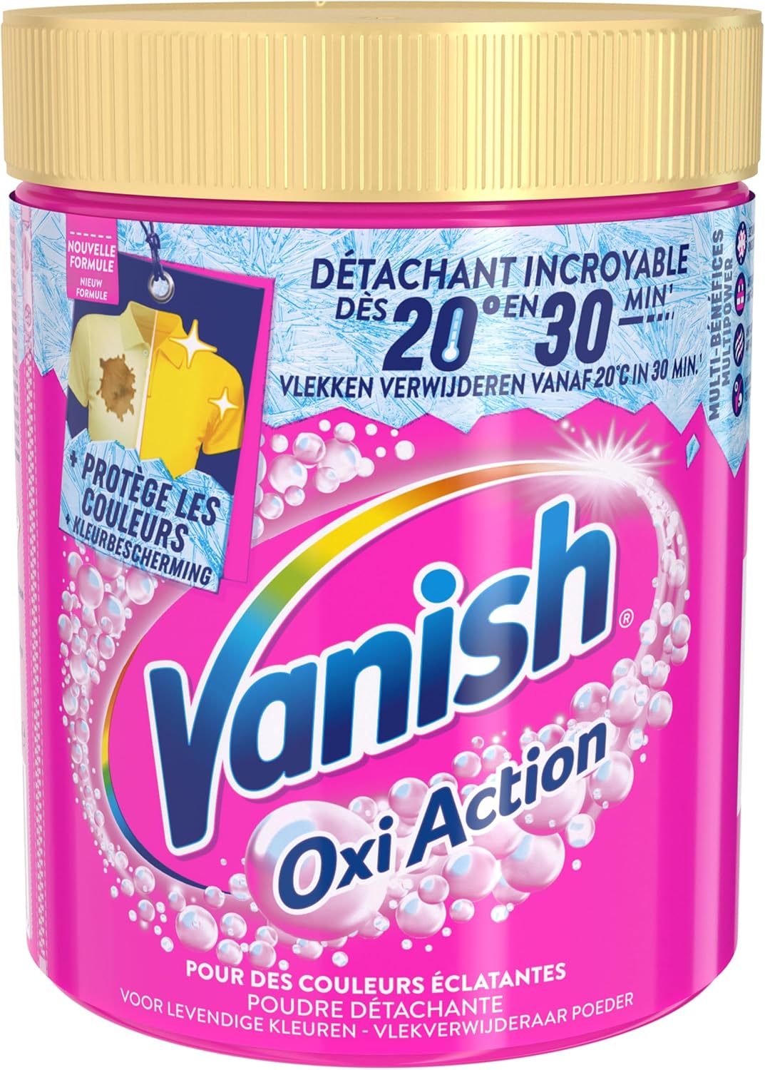 Vanish Oxi Action Détachant en poudre - 940g - Puissant stimulant pour le linge blanc et de couleur