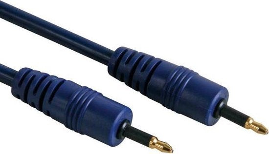 Câble optique Generic - 3.5Mm Con To 3.5Mm Con, Od=5Mm, Length=1M - bleu
