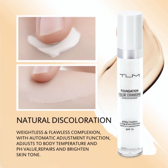 TLM Foundation® Colour Changing Foundation - Fond de teint coloré 2025