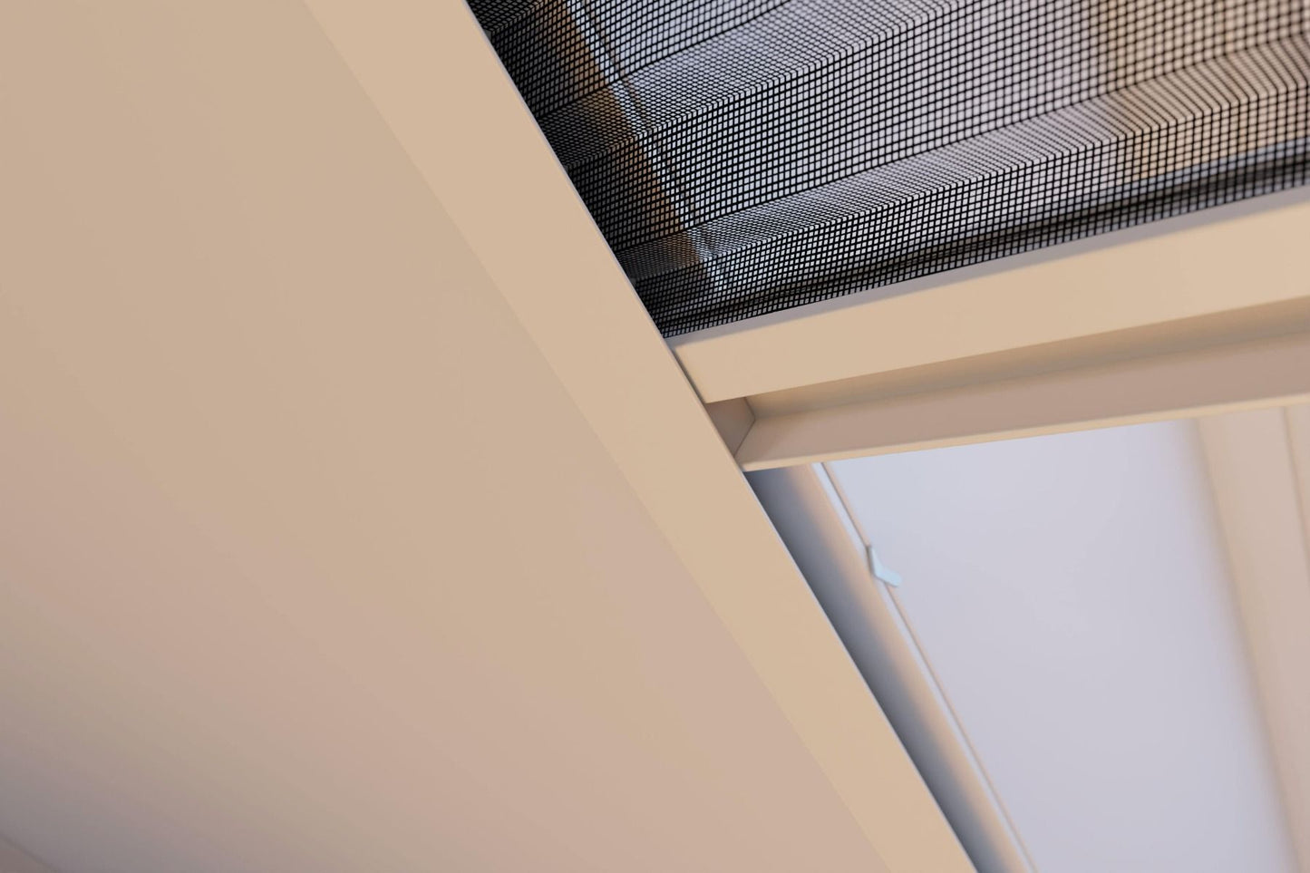 Bruynzeel S500 Moustiquaire de fenêtre plissée - Blanc - 103 x 155 CM