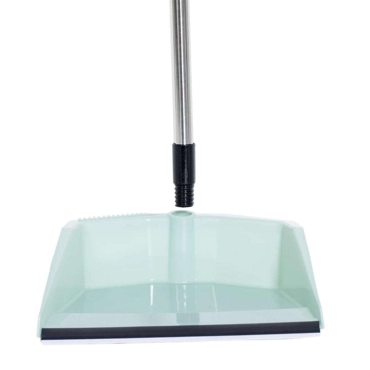 Kit de balayage manuel bleu - Manche de 70 cm - Pelle à poussière de 25,5 cm de large - Brosses de 80 mm
