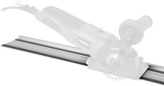 VONROC Jeu de rails de guidage pour mini-scies circulaires et plongeantes - 2x500mm (1000mm au total) - 2 pièces - Pour S_CS503AC