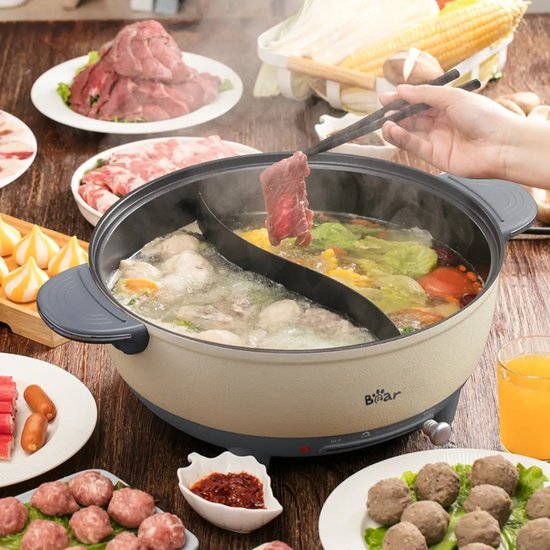 Bear - Duo Hot Pot électrique - DHG-B60R6 - 6 L - 220/240 V