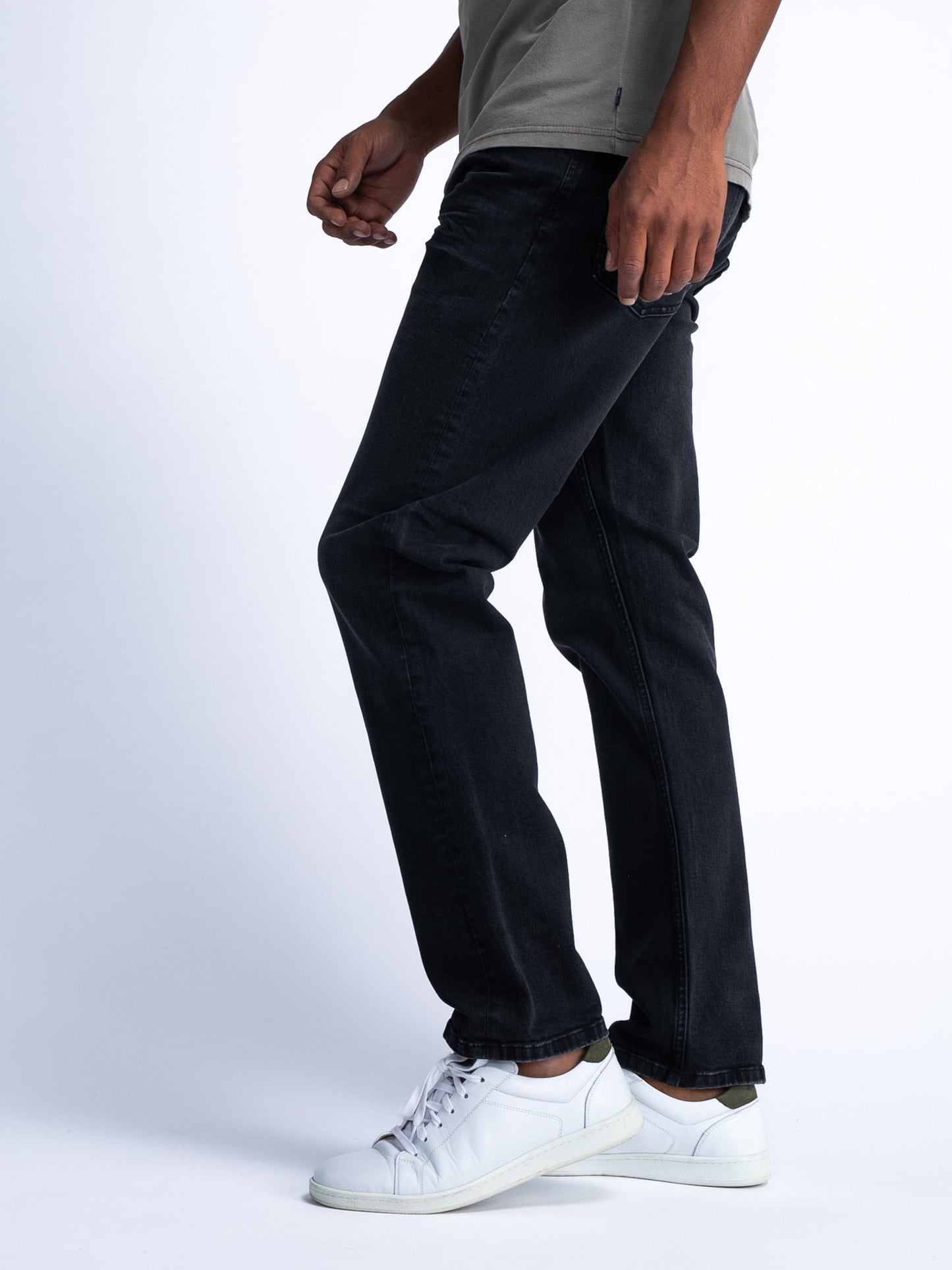 Starling Straight Denim W31-L32 Black Stone - Jean confortable à coupe régulière
