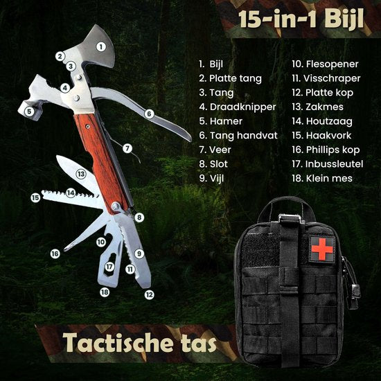 Survival Kit XL - 35-delig - Outdoor Noodpakket