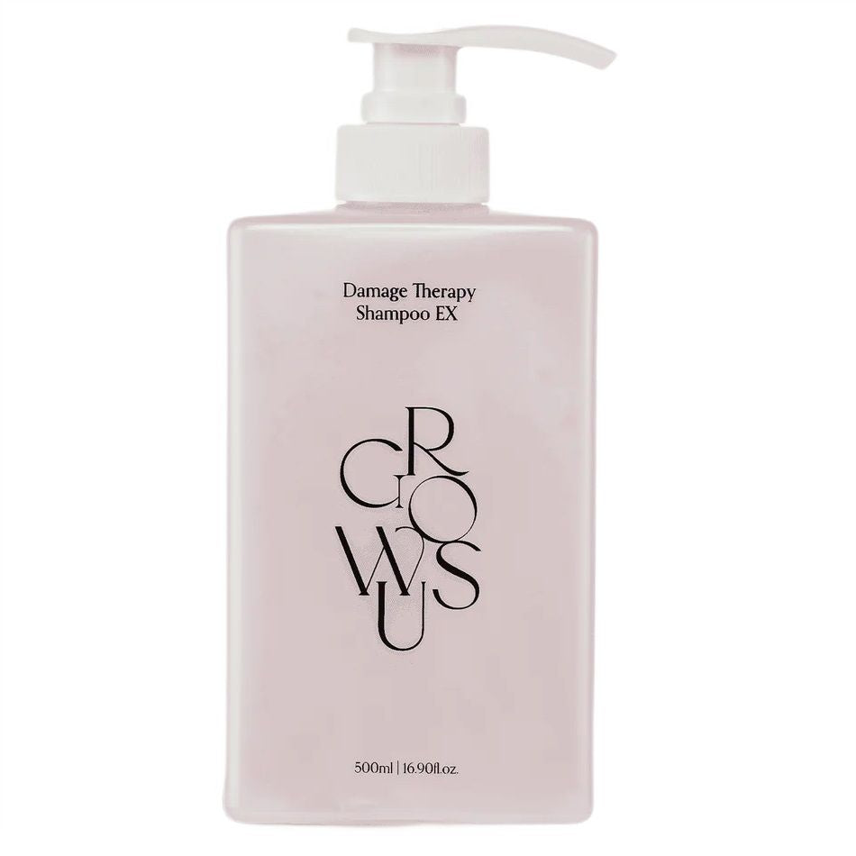 Growus Damage Therapy Shampooing 500 ml - Soin de luxe pour les cheveux abîmés et poreux