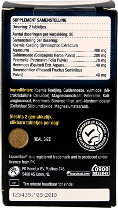 Lucovitaal Moisture Balance Tablets Complément alimentaire - 60 comprimés