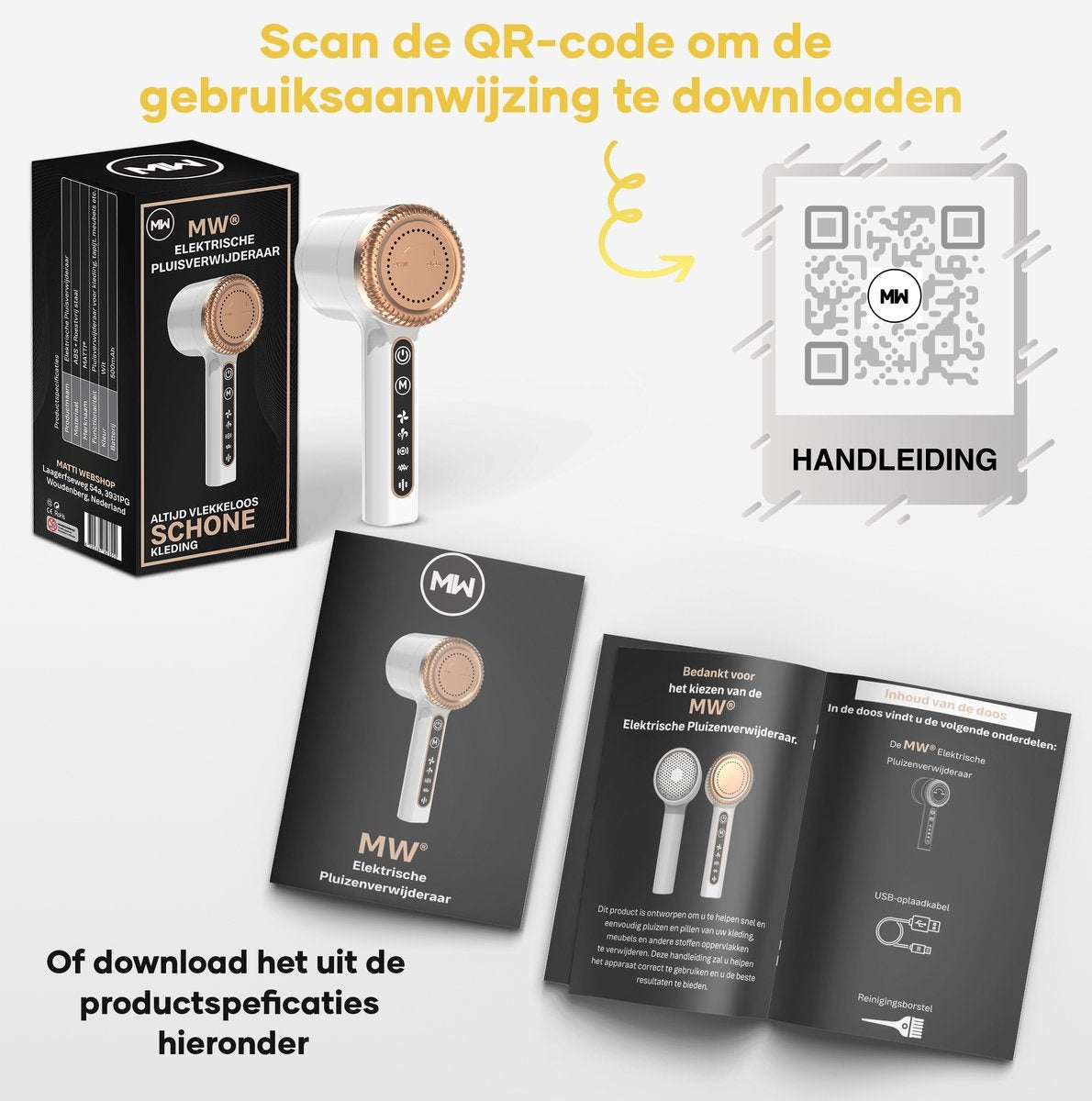 MW® - Pince à peluches - Pince à peluches électrique - Tondeuses à peluches