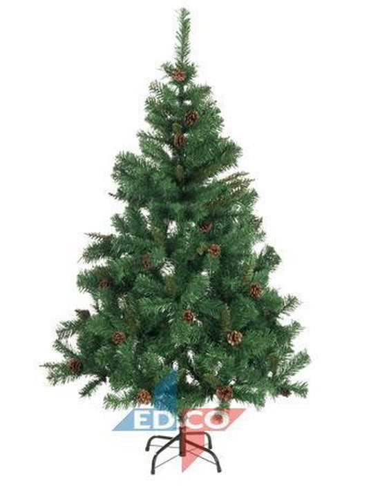 Cadeaux de Noël Sapin de Noël Empire Epicéa avec neige et pommes de pin - 180 cm - 708 bourgeons